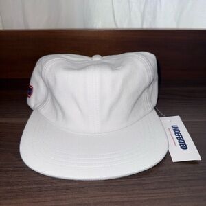 Undefeated Triple White Pique Snapback Hat One Size